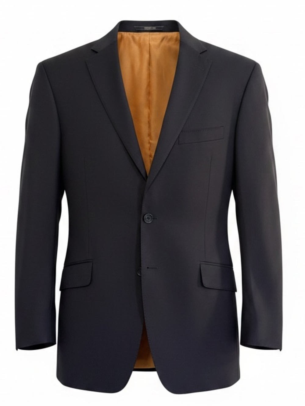 Arnold Brant Black 100% Laine Wool Blazer Sport Coat Jacket 41 R Top Stitch